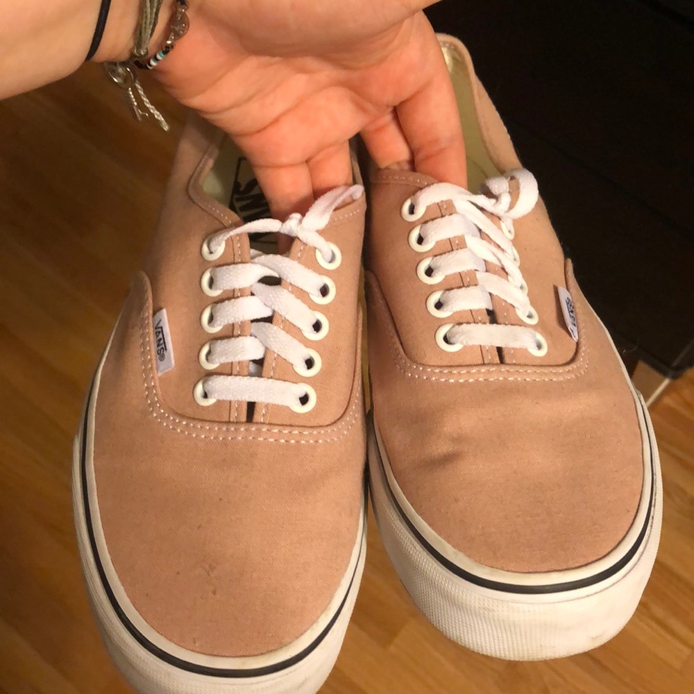 Pink authentic vans